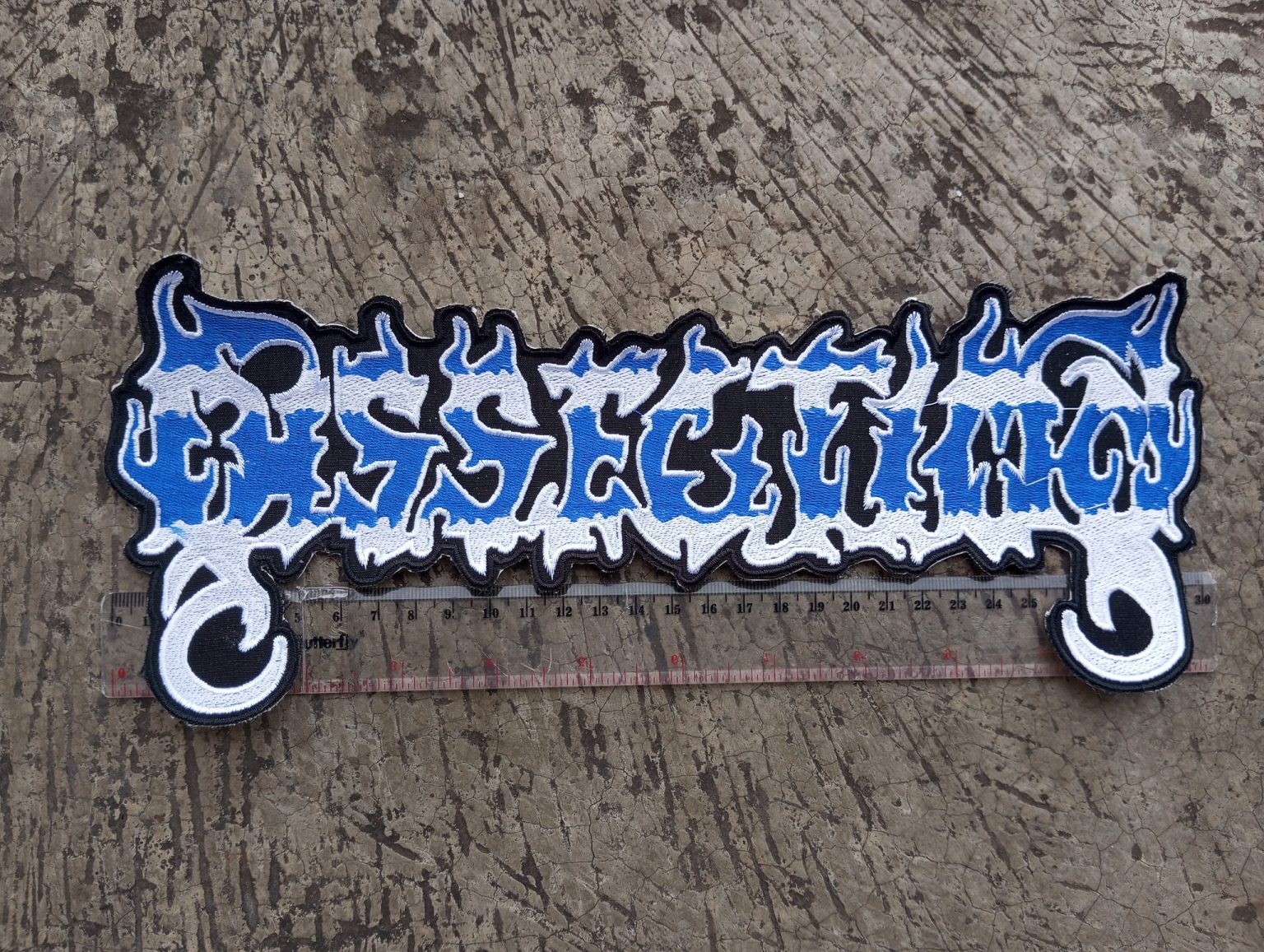 DISSECTION – LOGO – EMBROIDERY BACKSHAPE PATCH