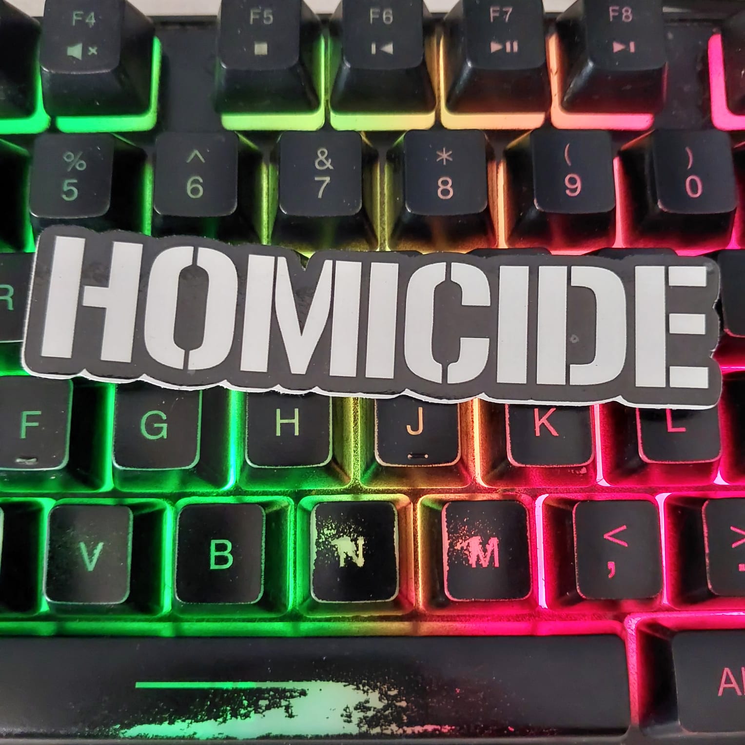 HOMICIDE – LOGO DIE CUT STICKER