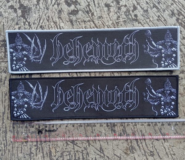 BEHEMOTH LOGO – EMBROIDERY PATCH – BACKSHAPE