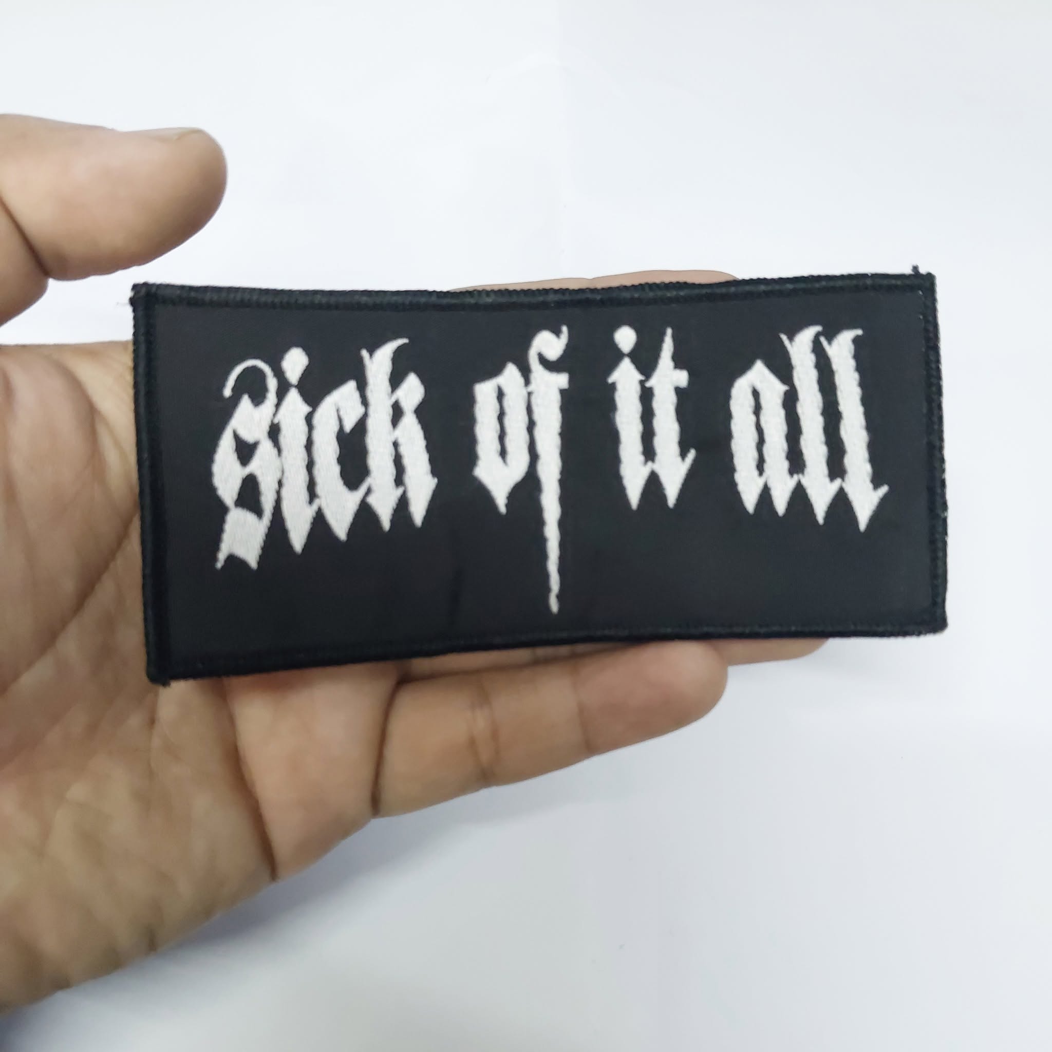 SICK OF IT ALL - LOGO - WOVEN PATCH a