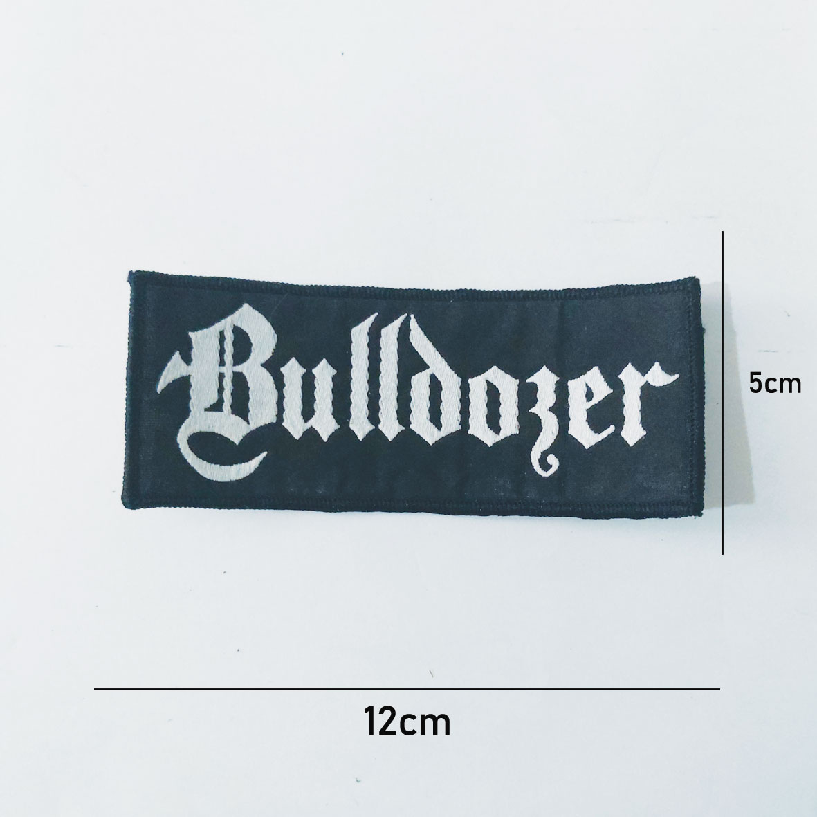 BULLDOZER--WOVEN-PATCH-LOGO