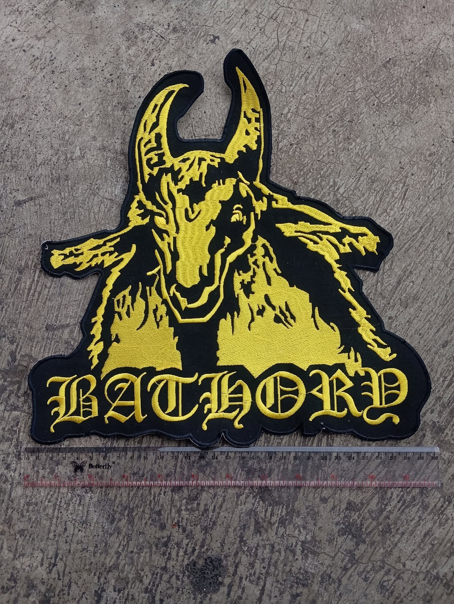BATHORY LOGO – EMBROIDERY BACKSHAPE PATCH