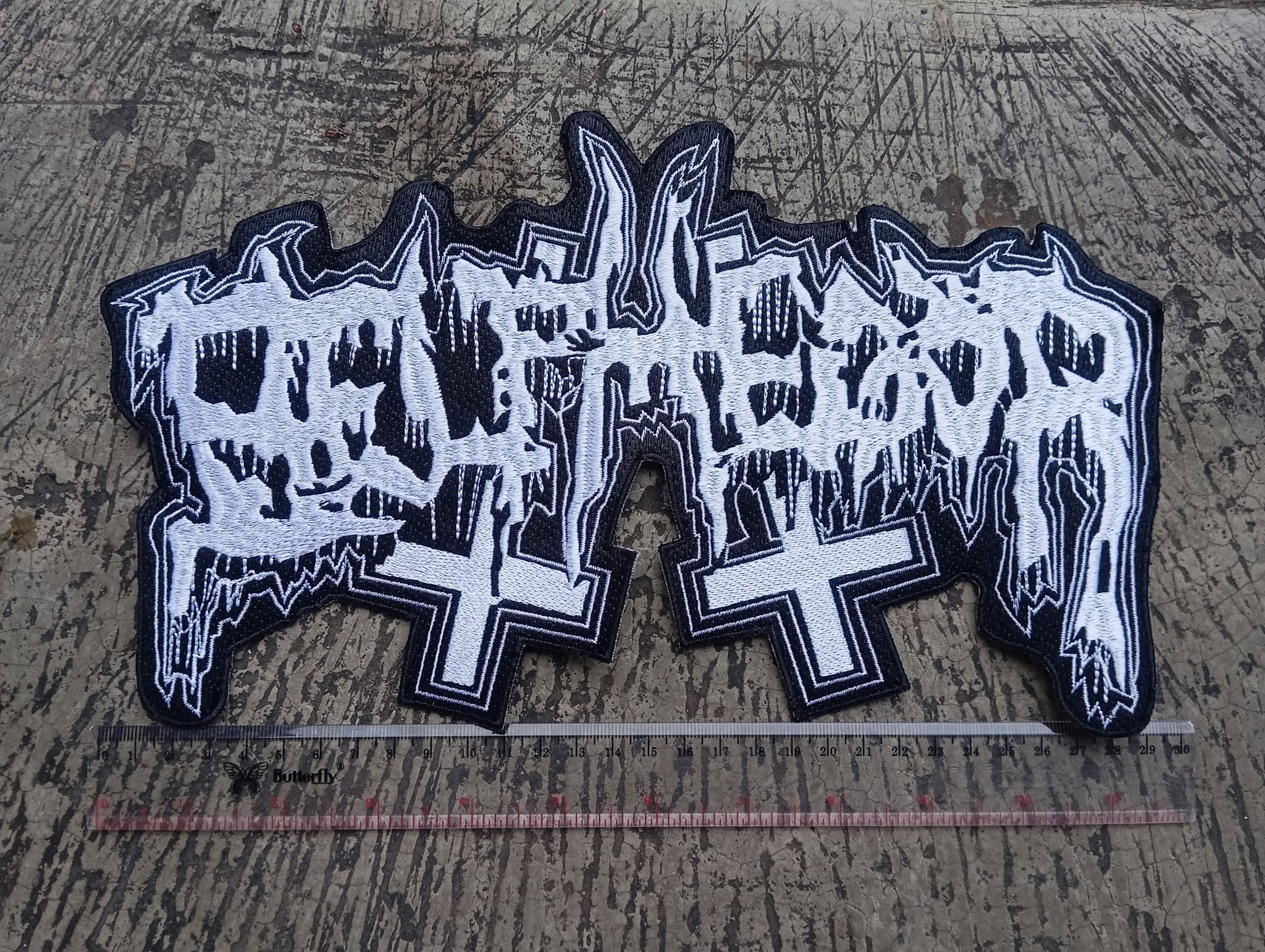 BELPHEGOR LOGO – EMBROIDERY BACKSHAPE PATCH