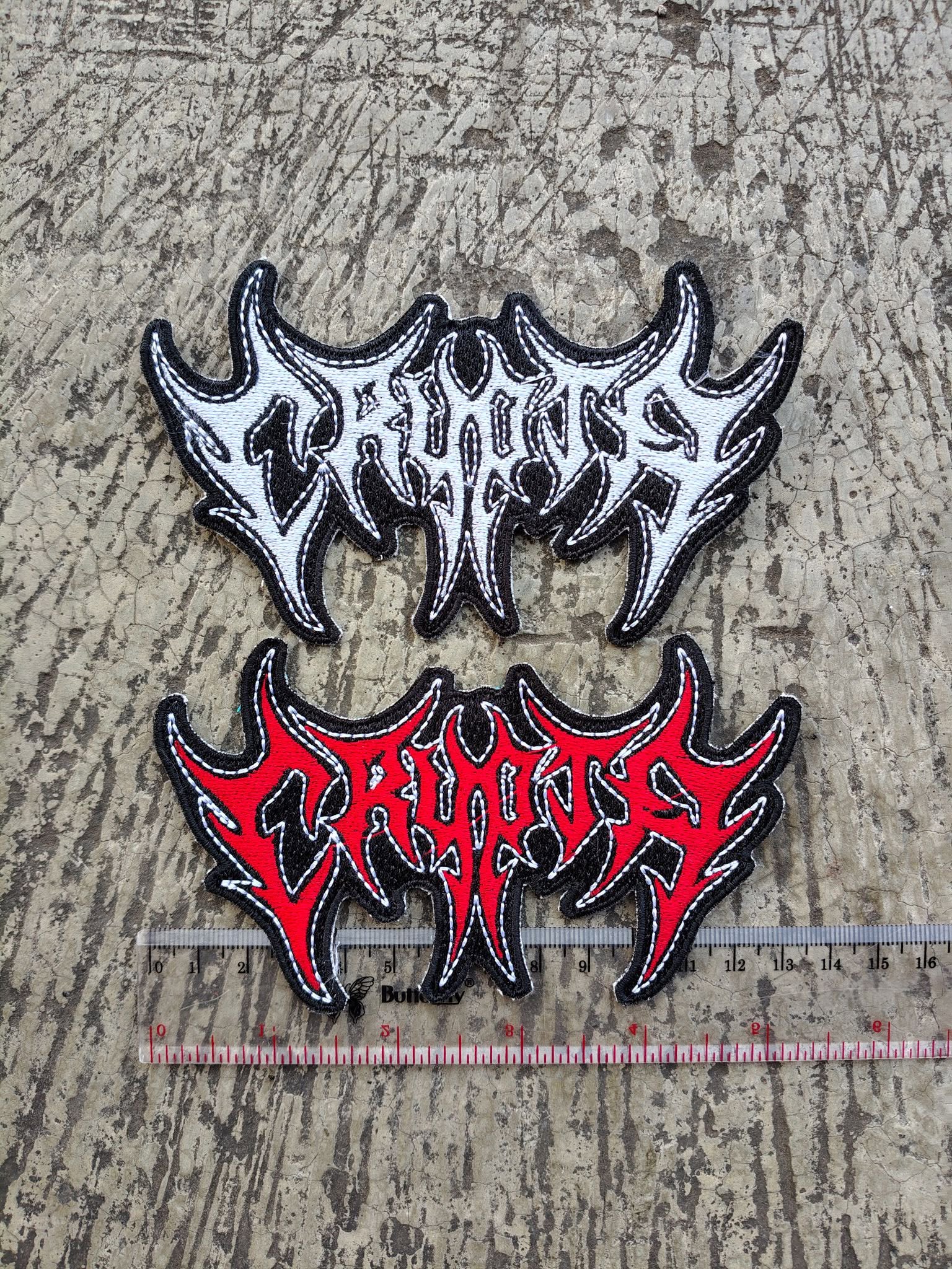 CRYPTA LOGO – EMBROIDERY PATCH