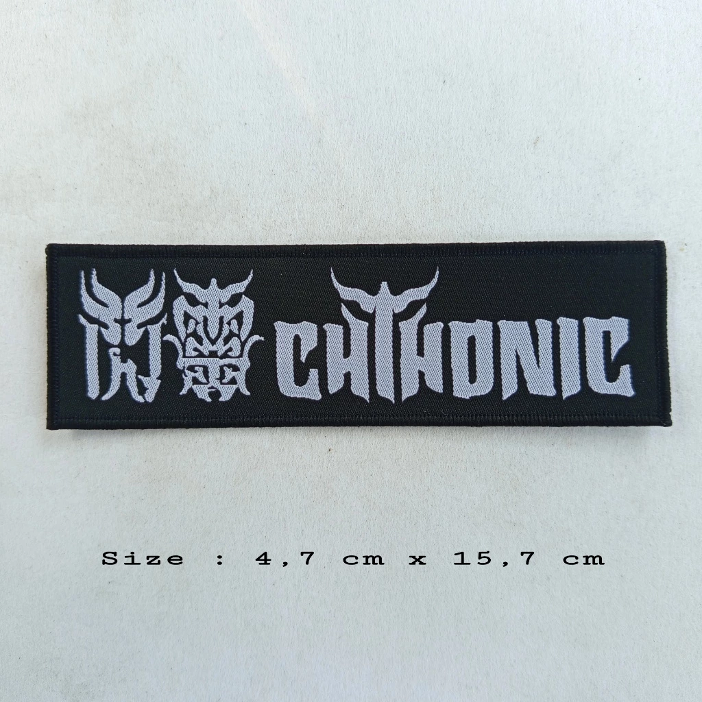 Chthonic LOGO WOVEN PATCH