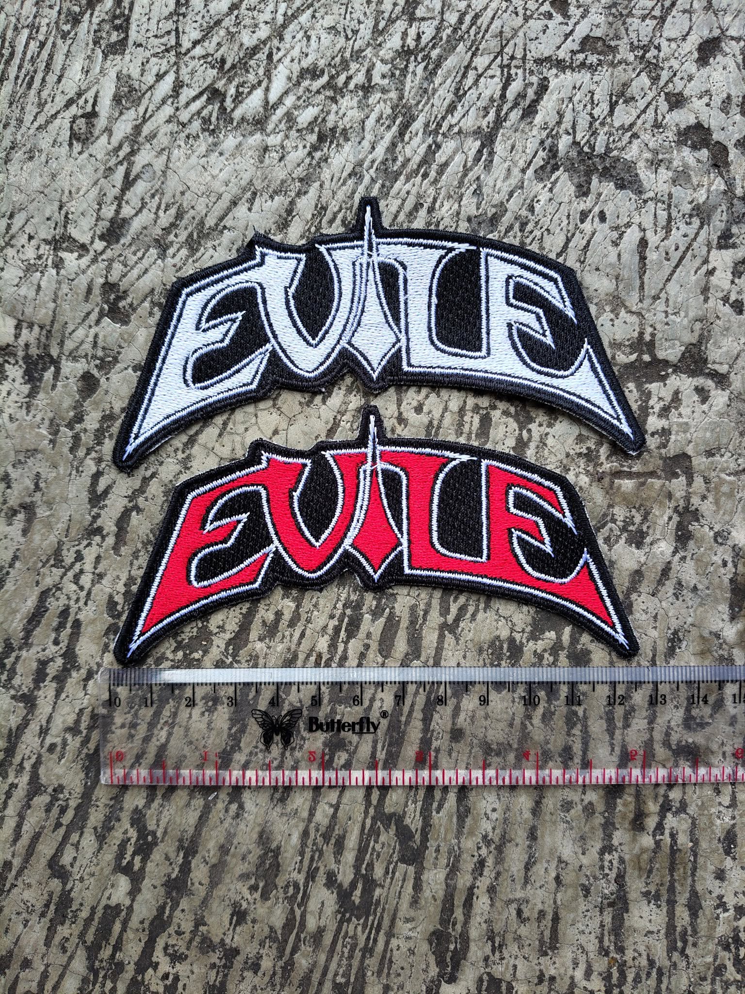 EVILE LOGO – EMBROIDERY PATCH SMALL