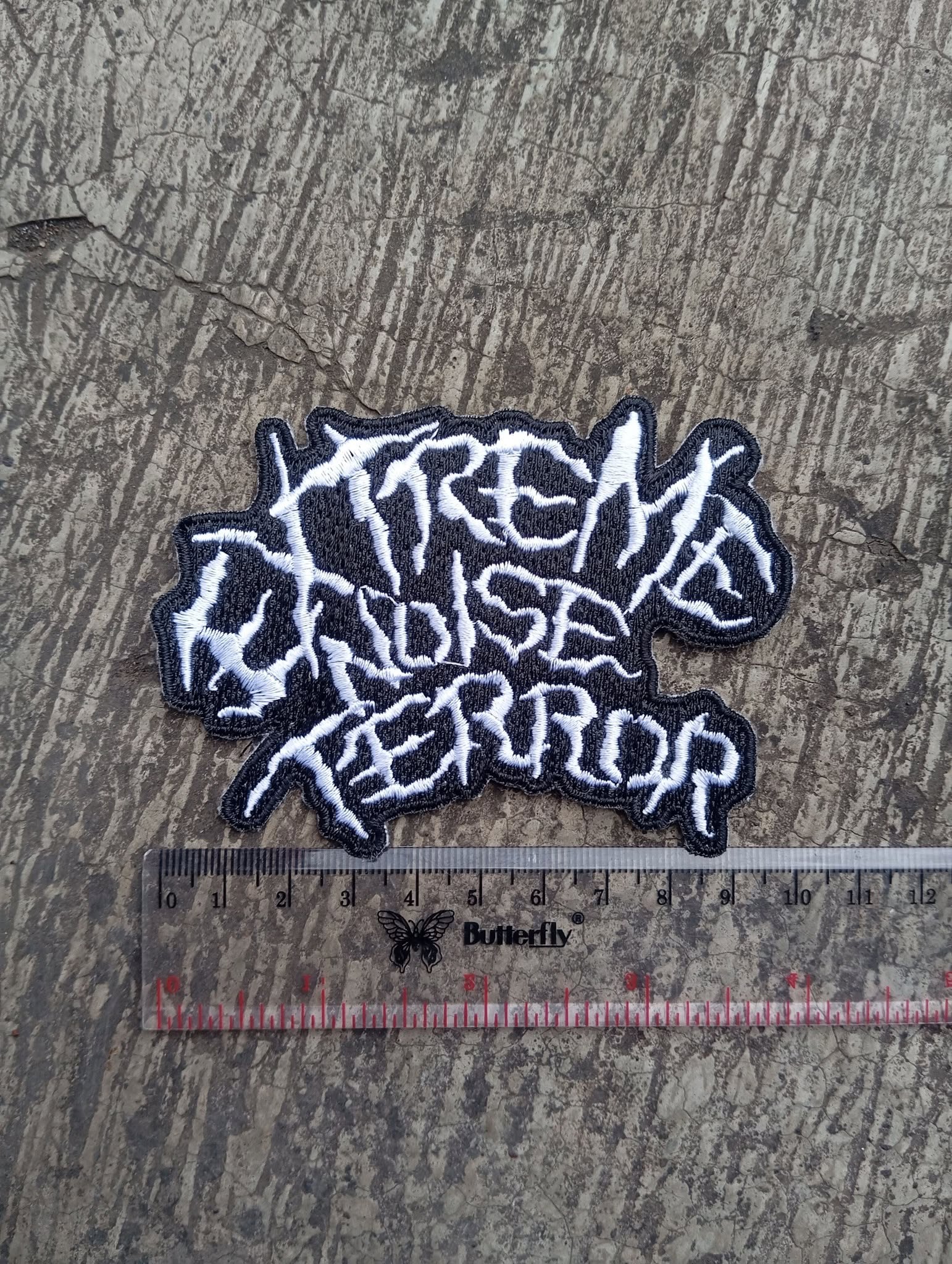 EXTREME NOISE TERROR LOGO – EMBROIDERY PATCH SMALL