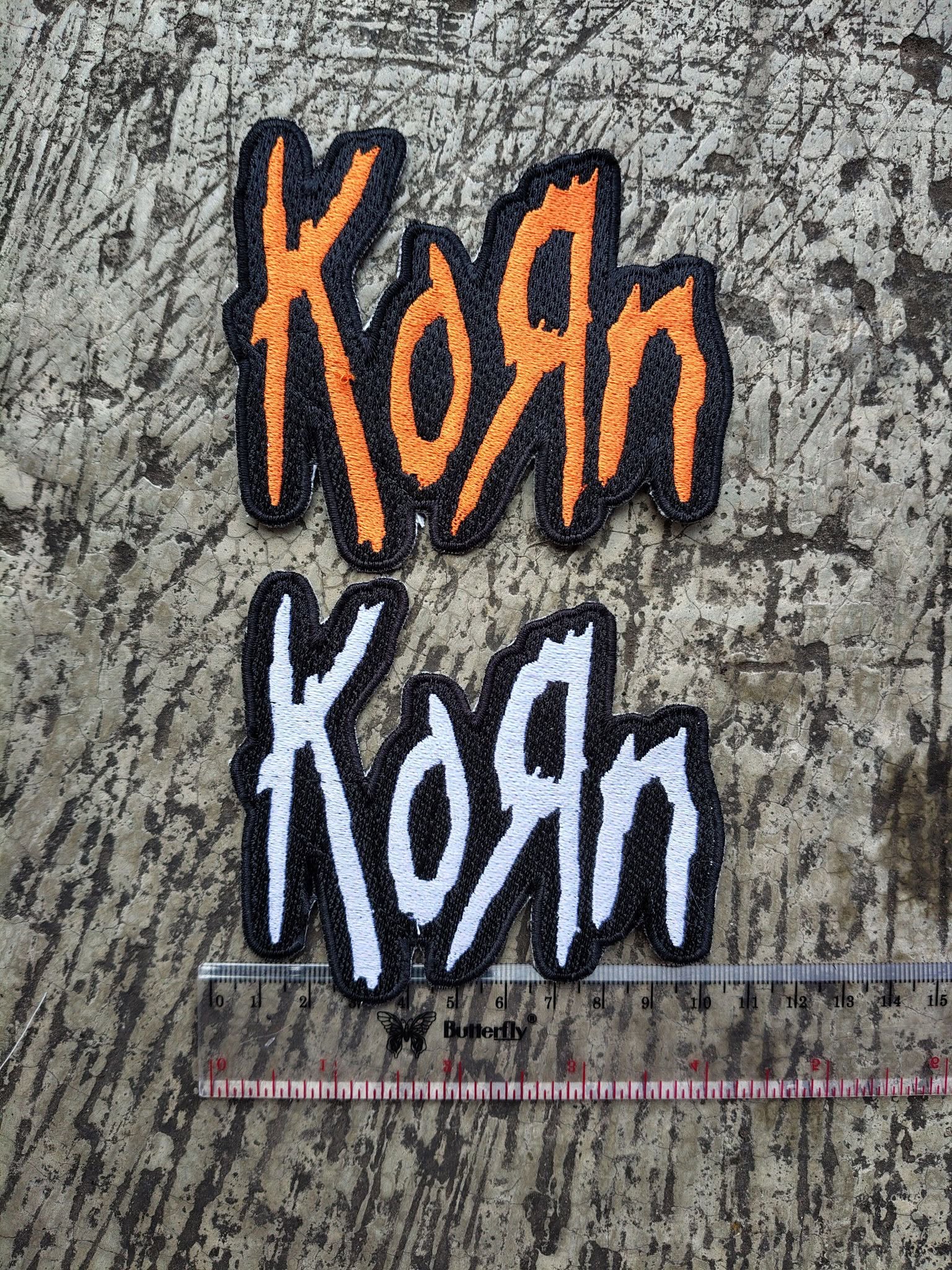 KORN LOGO – EMBROIDERY PATCH SMALL
