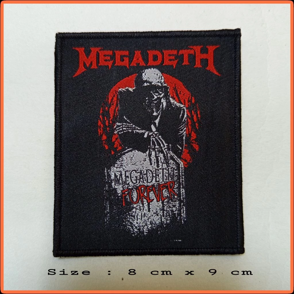 MEGADETH FOREVER WOVEN PATCH