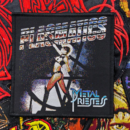 METAL PRIESTESS - PLASMATICS - WOVEN PATCH BLACK