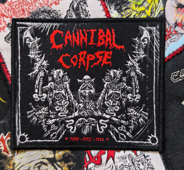 CANNIBAL CORPSE DEMO CC‧ 1990 - 1992 WOVEN PATCH BLACK