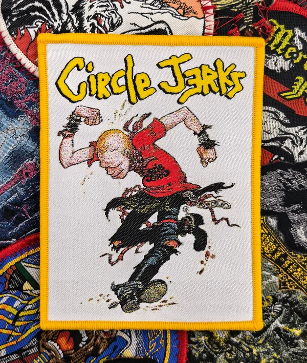 CIRCLE JERK LIVE AT THE HOUSE OF BLUES WOVEN PATCH YELLOW