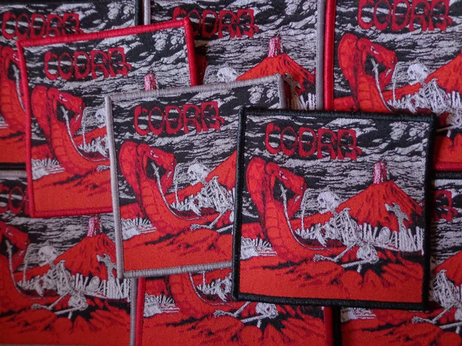 COBRA BACK FROM THE DEAD woven patch