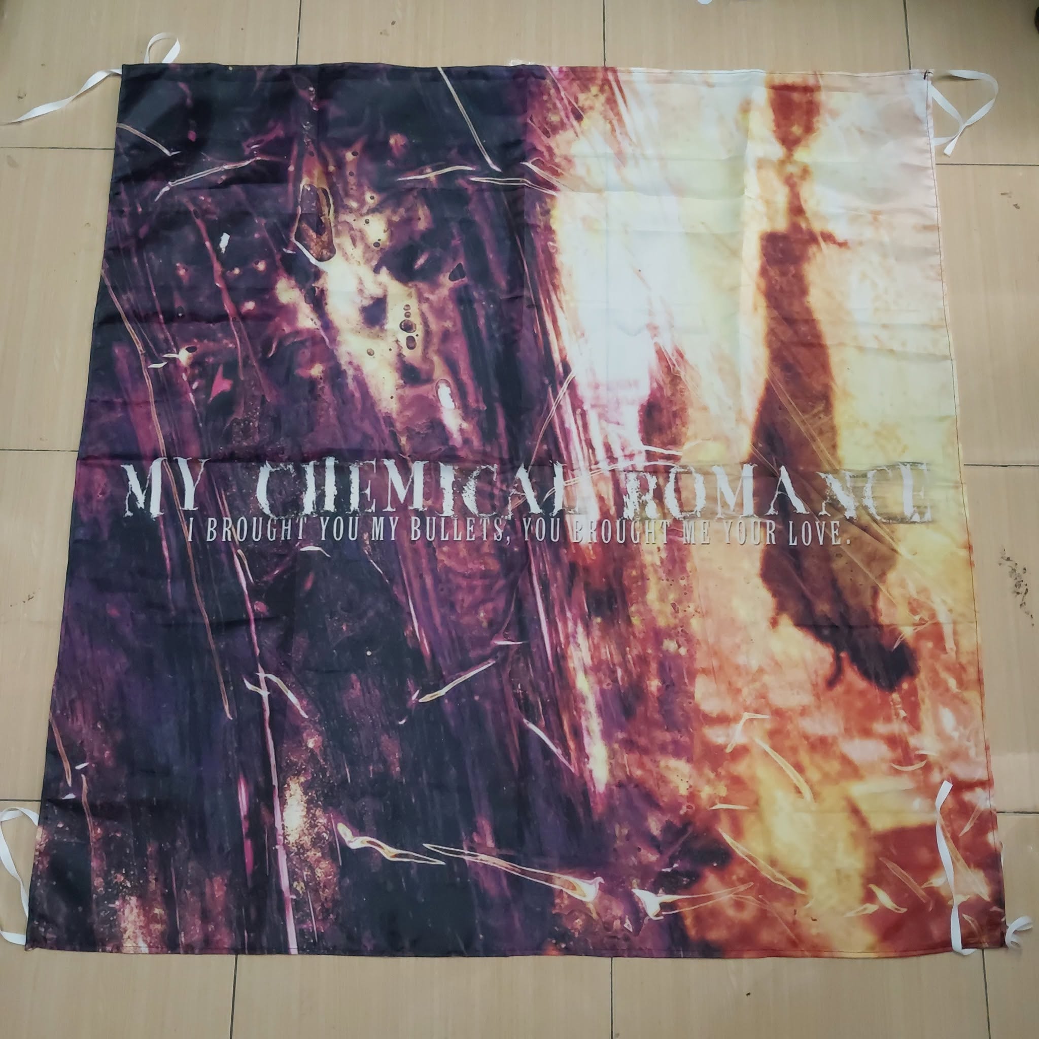 I Brought You My Bullets you Brought Me Your Love My Chemical Romance TEXTILE POSTER FLAG a